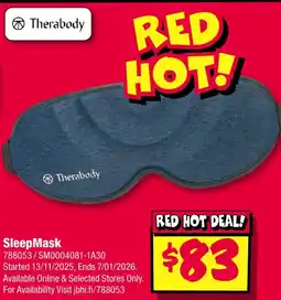 JB Hi-Fi Sleep Mask offer