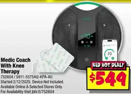 JB Hi-Fi Medic Coach With Knee Therapy offer