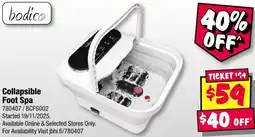 JB Hi-Fi Collapsible Foot Spa offer