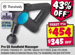 JB Hi-Fi Pro G5 Handheld Massager offer
