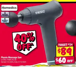 JB Hi-Fi Physio Massage Gun offer