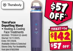 JB Hi-Fi TheraFace Depuffing Wand offer