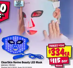 JB Hi-Fi ClearSkin Revive Beauty LED Mask offer