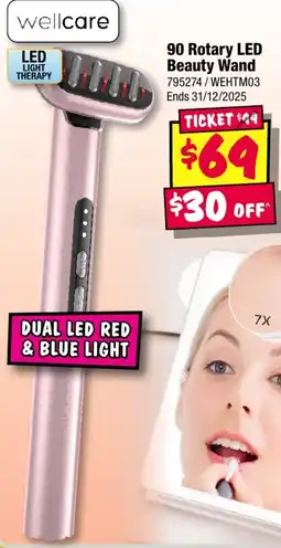 JB Hi-Fi 90 Rotary LED Beauty Wand offer