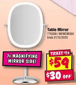 JB Hi-Fi Table Mirror offer
