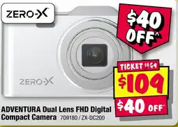 JB Hi-Fi ADVENTURA Dual Lens FHD Digital Compact Camera offer