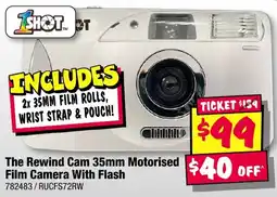JB Hi-Fi The Rewind Cam Motorised Film Camera With Flash offer
