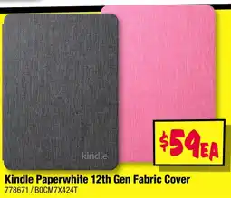 JB Hi-Fi Kindle Paperwhite 12th Gen Fabric Cover offer