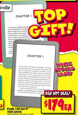 JB Hi-Fi Kindle 11th Gen 16GB offer