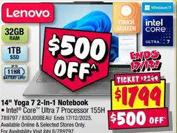 JB Hi-Fi Yoga 7 2-In-1 Notebook offer