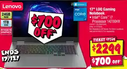 JB Hi-Fi LOQ Gaming Notebook offer