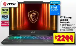 JB Hi-Fi Cyborg Gaming Notebook offer