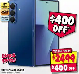 JB Hi-Fi Galaxy Z Fold7 256GB offer