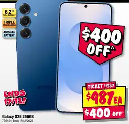 JB Hi-Fi Galaxy S25 256GB offer