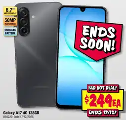 JB Hi-Fi Galaxy A17 4G 128GB offer