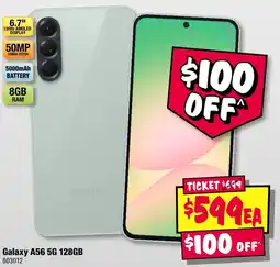 JB Hi-Fi Galaxy A56 5G 128GB offer