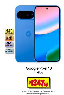 JB Hi-Fi Google Pixel 10 offer