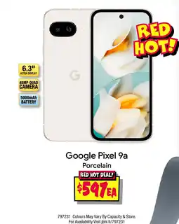 JB Hi-Fi Google Pixel 9a offer
