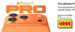 JB Hi-Fi iPhone 17 Pro 256GB offer