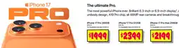 JB Hi-Fi iPhone 17 Pro Max 256GB offer