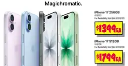 JB Hi-Fi iPhone 17 512GB offer