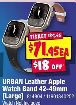 JB Hi-Fi URBAN Leather Apple Watch Band offer