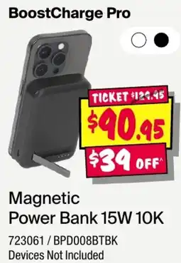 JB Hi-Fi BoostCharge Pro Magnetic Power Bank 15W 10K offer