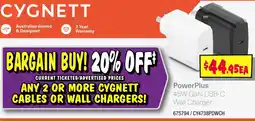 JB Hi-Fi PowerPlus 45W GaN USB-C Wall Charger offer