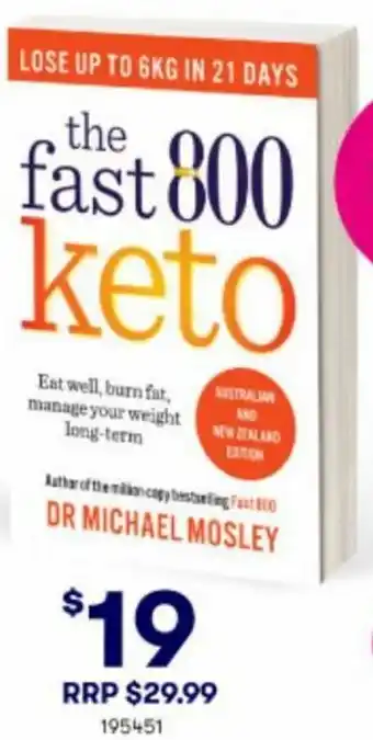 BIG W The Fast 800 Keto offer