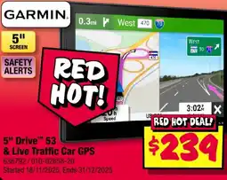 JB Hi-Fi Drive 53 & Live Traffic Car GPS offer