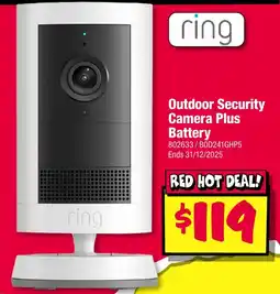 JB Hi-Fi Outdoor Security Camera Plus Battery offer