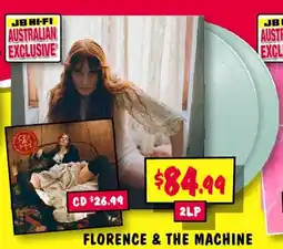 JB Hi-Fi Florence & the machine offer