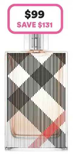 Priceline Burberry brit for her edp offer