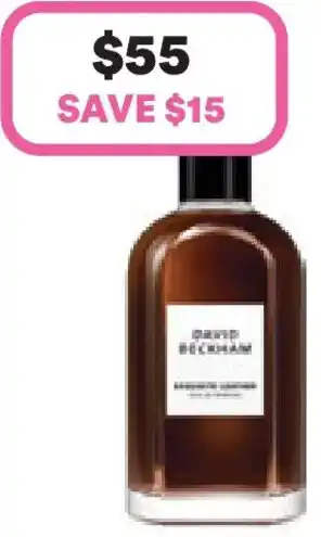 Priceline Beckham exquisite leather edp offer