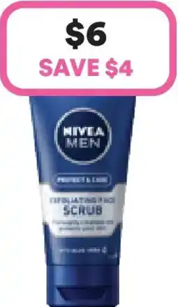 Priceline Nivea Men Exfoliating Face Scrub offer