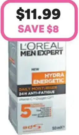 Priceline L'Oréal Paris Men Expert Hydra Energetic Moisturiser offer