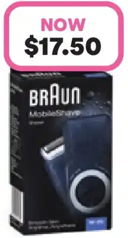 Priceline Braun m30 mobile shaver offer