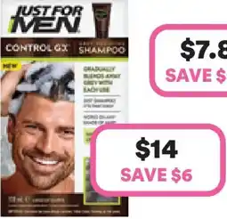Priceline Just for men control gx grey reduce shampoo offer