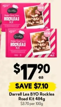 Drakes Darrell lea byo rocklea road kit offer