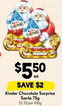 Drakes Kinder chocolate surprise santa offer