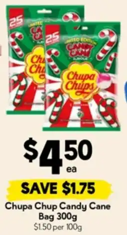 Drakes Chupa chup candy cane bag offer