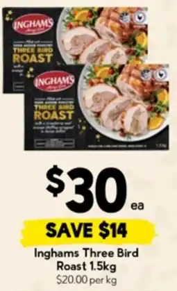 Drakes Inghams three bird roast offer