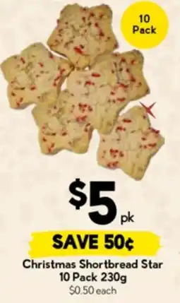 Drakes Christmas shortbread star offer