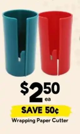 Drakes Wrapping paper cutter offer