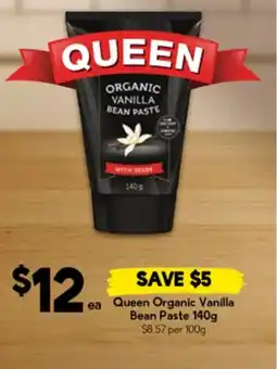 Drakes queen organic vanilla bean paste offer