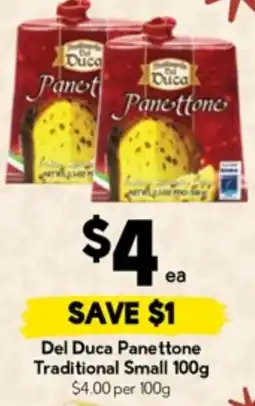 Drakes Del duca panettone traditional small offer