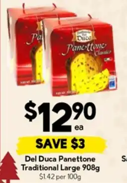 Drakes Del Duca Panettone Traditional Large offer