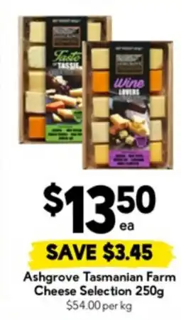 Drakes Ashgrove Tasmanian Farm Cheese Selection offer