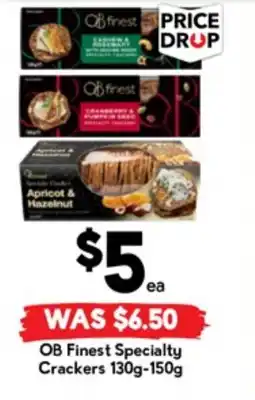 Drakes OB Finest Specialty Crackers offer
