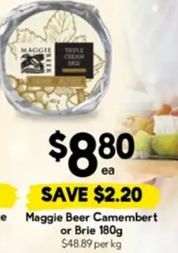 Drakes Maggie Beer Camembert or Brie offer